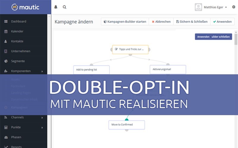 Double-Opt-In Vorgang mit Mautic realisieren